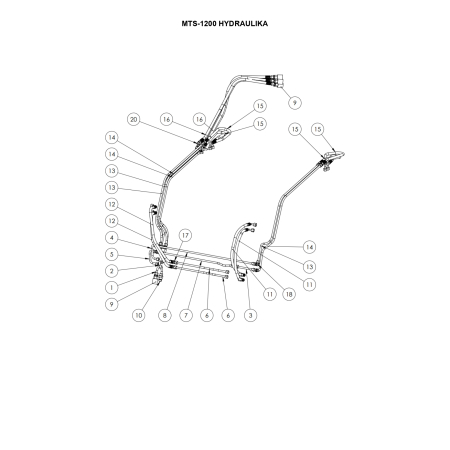Części do Ładowacza czołowego Metal-Technik MTS-1200